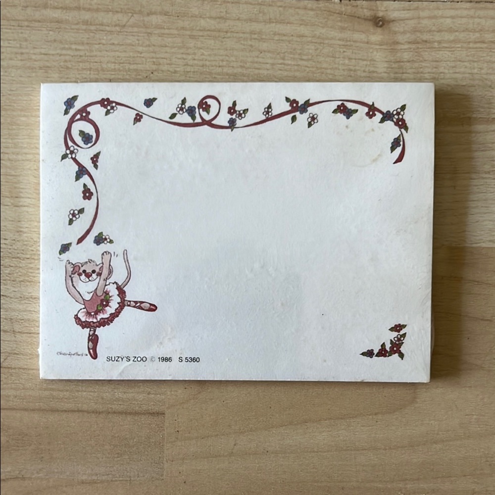 Brand new Suzy’s Zoo sticky notes - mouse
